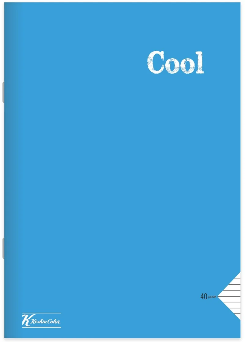 Caiet Keskin Color Cool A5 40 File Randuri Largi Sortiment