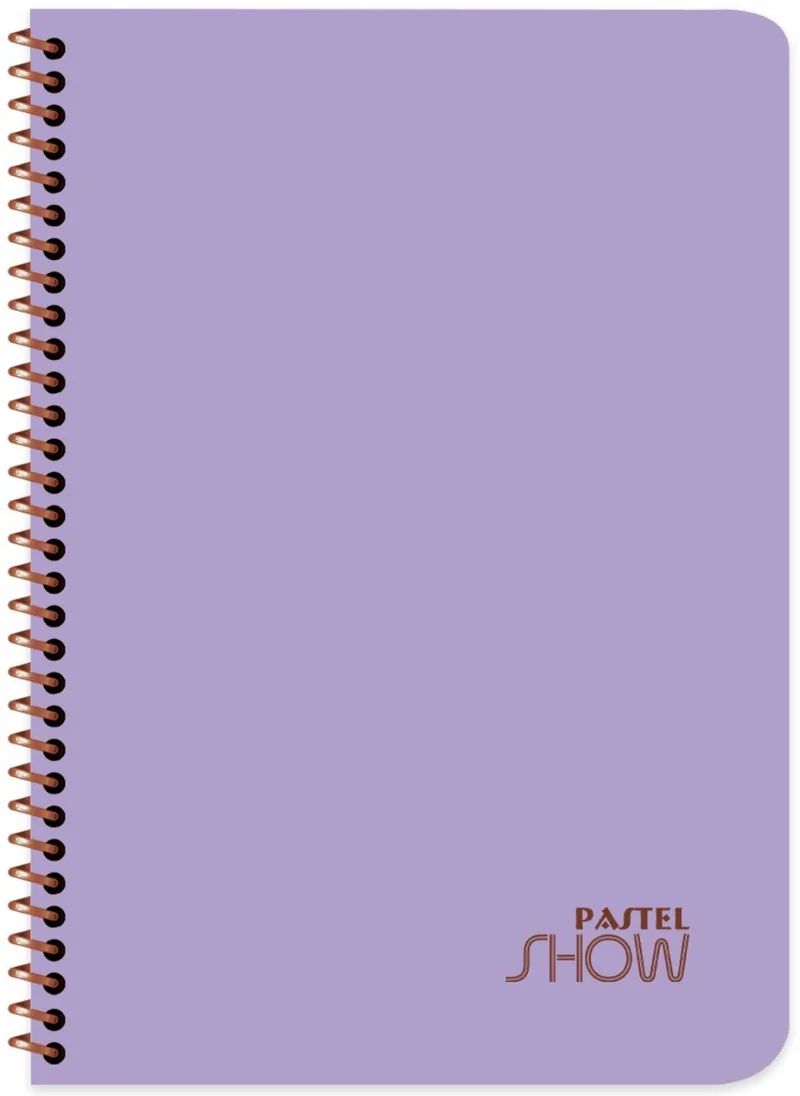 Caiet Keskin Color Pastel Show A4 40 Coli Pătrate Spiralat Sortiment