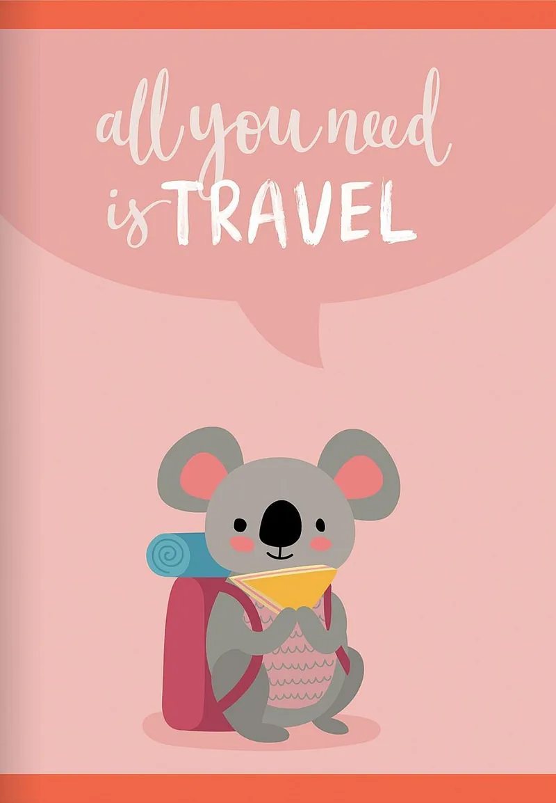 Caiet Keskin Color Travellers A4 60 Coli Rânduri Late Sortiment