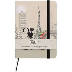 Caiet Kiub Bug Art Chat Velo A6 Dictando 160 Pagini Hardcover Multicolor