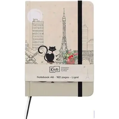 Caiet Kiub Bug Art Chat Velo A6 Dictando 160 Pagini Hardcover Multicolor