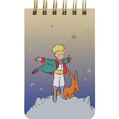 Caiet Kiub Le Petit Prince Renard 9x14.5cm 160 File Spirala Dictando Multicolor