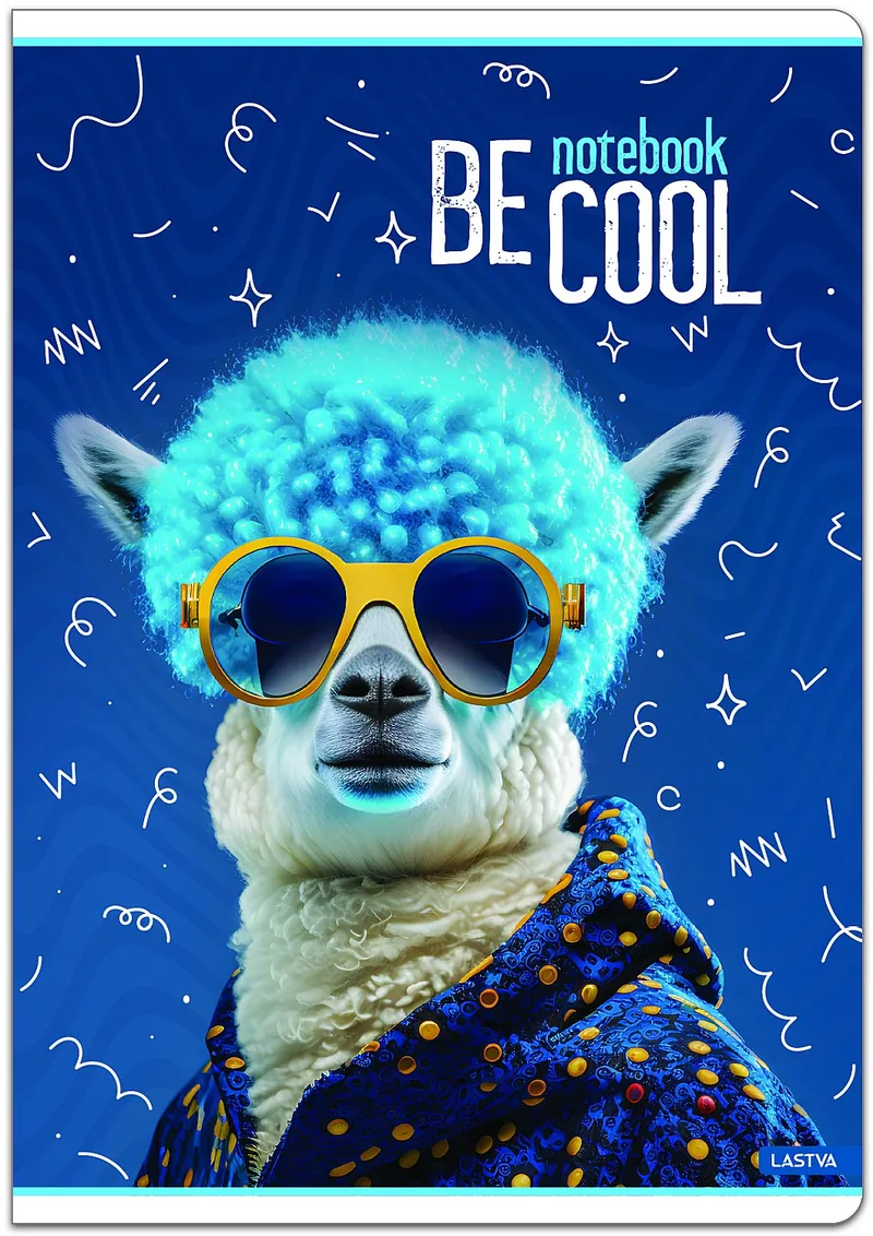 Caiet Lastva Be Cool A4 52 Coli Rânduri Late Sortiment