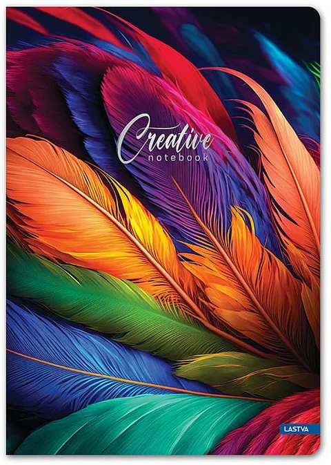 Caiet Lastva Creative A4 96 Foi Sortiment