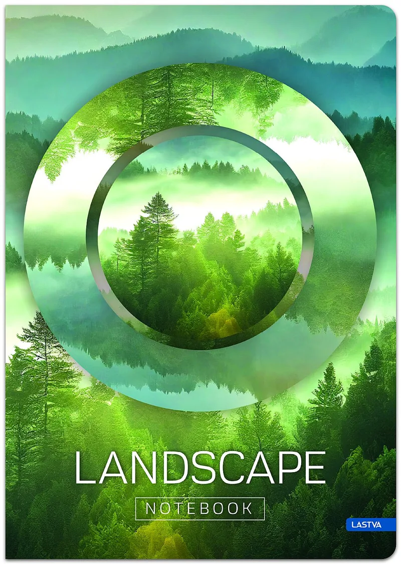 Caiet Lastva Landscape A5 96 Coli Randuri Late Sortiment