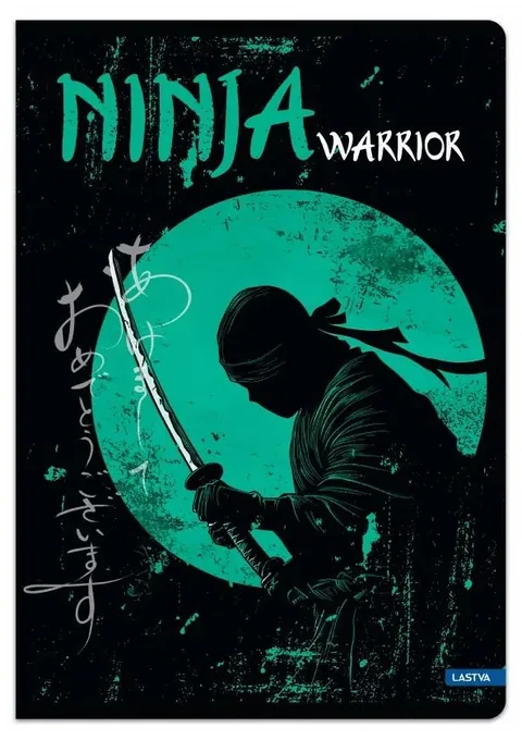 Caiet Lastva Ninja Warrior A5 52 File Linii Largi Sortiment