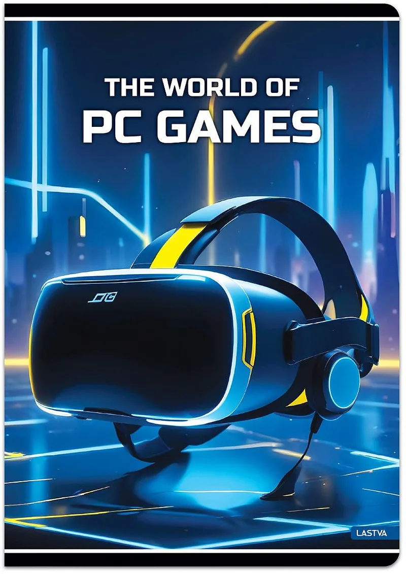 Caiet Lastva PC Games A4 52 Coli Rosu Liniatura Lata