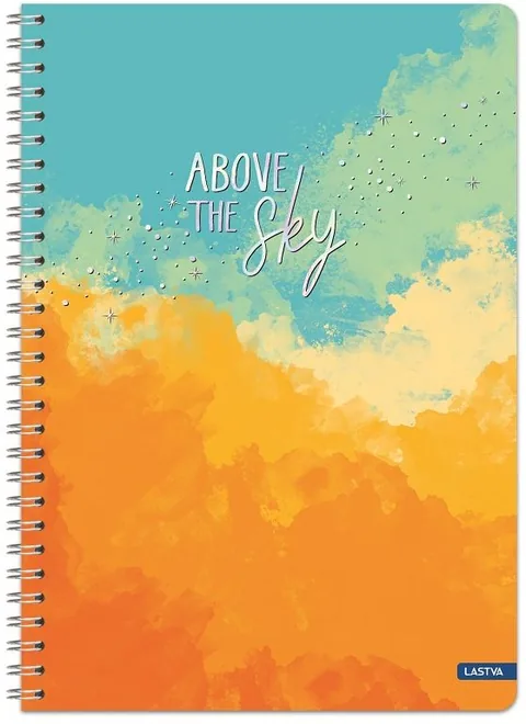 Caiet Lastva Sky A4 100 Foi Randuri Late Spirala Sortiment