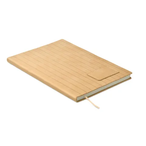 Caiet Midocean A5 160 Pagini Liniat Coperta PU Fumuriu