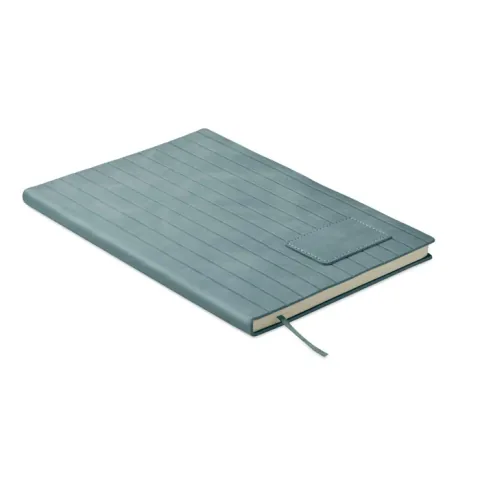 Caiet Midocean A5 PU Fumuriu 80 Coli Liniat