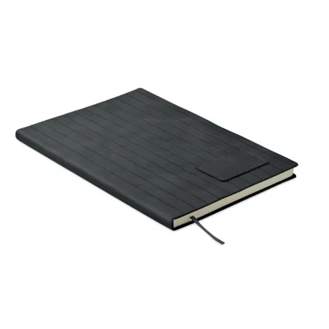 Caiet Midocean A5 PU Fumuriu Liniat 160 Pagini