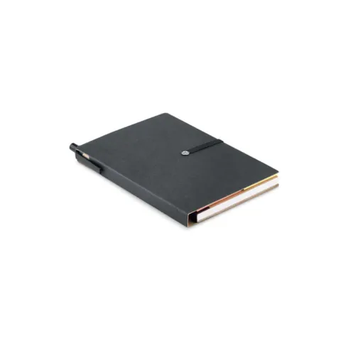 Caiet Midocean Reciclat 140 Pagini cu Notite Autocolante si Pix