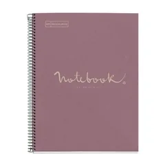 Caiet Miquelrius Ecolavender Emotions A4 80 File Matematica cu Spira Lavanda