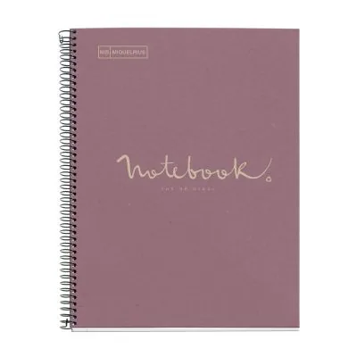 Caiet Miquelrius Ecolavender Emotions A4 80 File Matematica cu Spira Lavanda