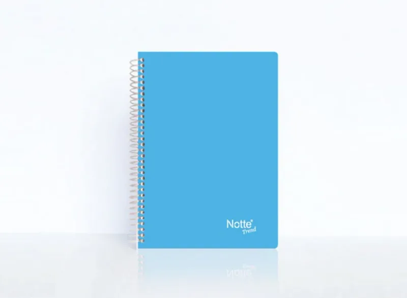 Caiet Notte Trend A5 Coperta PP cu Spira 60 File Dictando