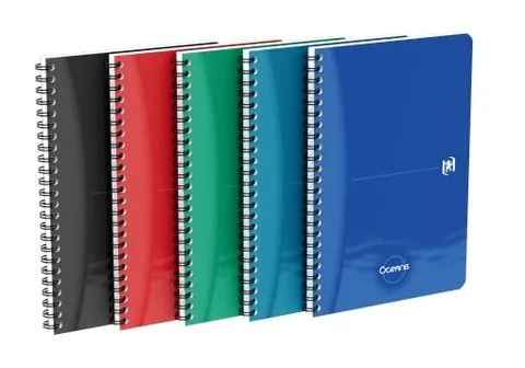 Caiet Oxford Oceanis A4 90 File cu Spira Dictando Culori Diverse