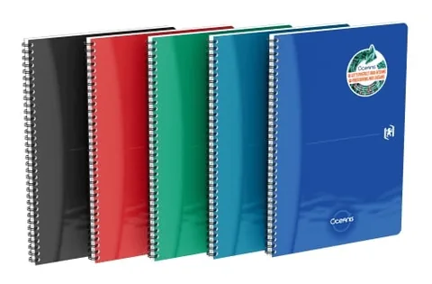 Caiet Oxford Oceanis A4 90 File Spira Matematica Diverse Culori