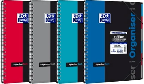 Caiet Oxford Students Organiser Book A4+ 80 File Spira Matematica Diverse Culori