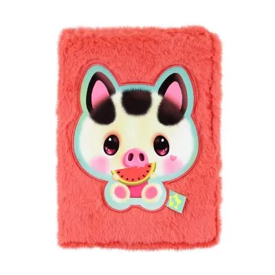 Caiet Pufos Bangoberry Piggy Porcusorul 192 Pagini 18x23cm