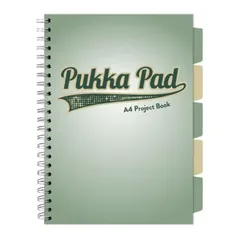 Caiet Pukka Pad Project Book A5 200 File Matematica Verde