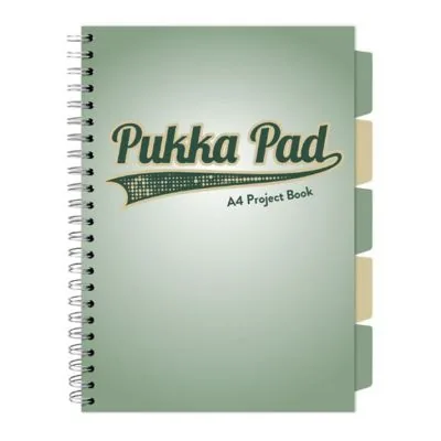 Caiet Pukka Pad Project Book A5 200 File Matematica Verde