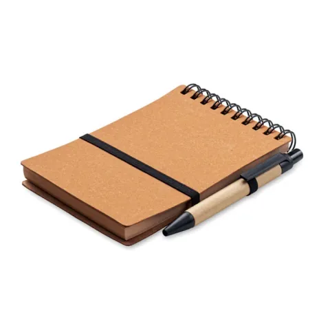 Caiet Reciclat cu Pix Midocean 140 Pagini Liniat Twin-Wire