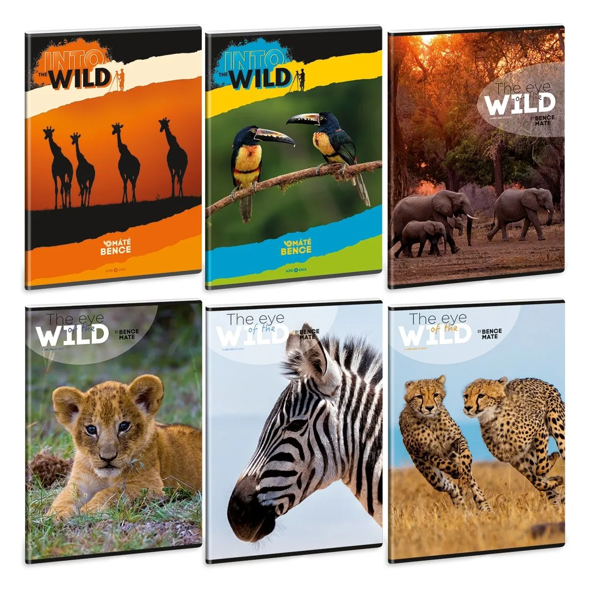 Caiet Școlar Ars Una The eyes of the Wild A4 40 Coli Rânduri Largi