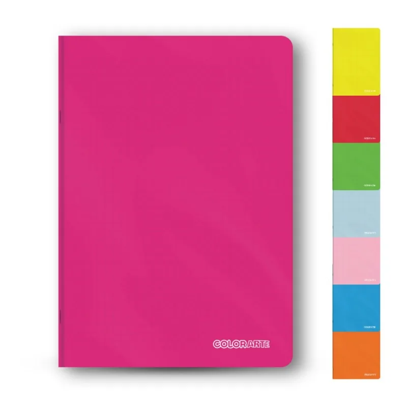 Caiet Scolar Colorarte A5 60 File Dictando Coperta Plastic Colturi Rotunjite