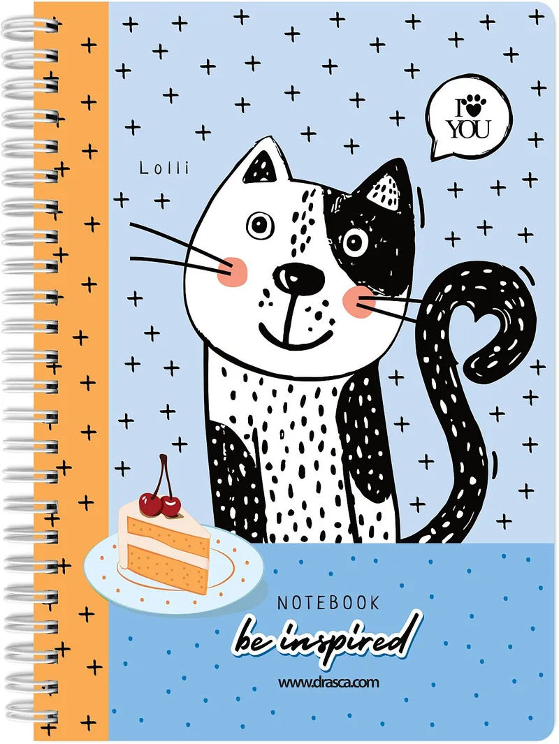 Caiet Spiralat Drasca Be Inspired Lolli A5 80 Coli