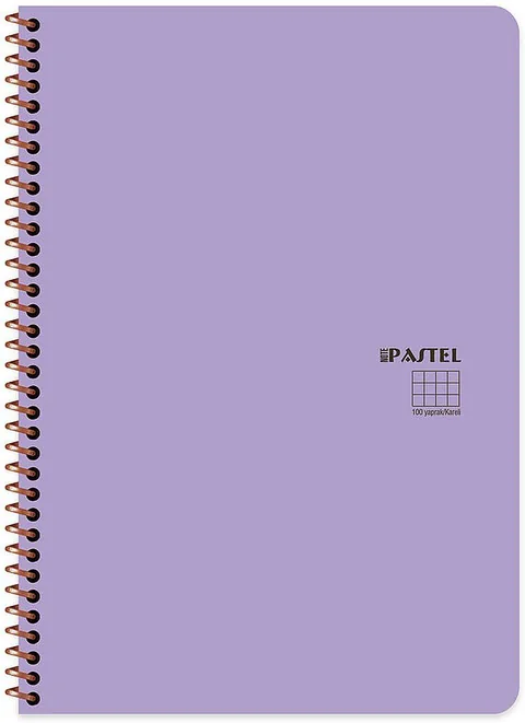 Caiet Spiralat Keskin Color Pastel Note B5 80 Foi Linii Largi Sortiment