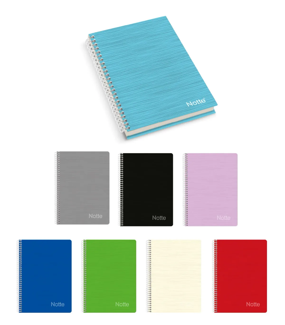 Caiet Tip Registru Notte A4 cu Spira si Perforatii 120 File Matematica