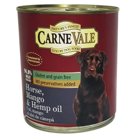 Conserva Pentru Câini Carnevale Cal Mango Ulei Canepa 800g
