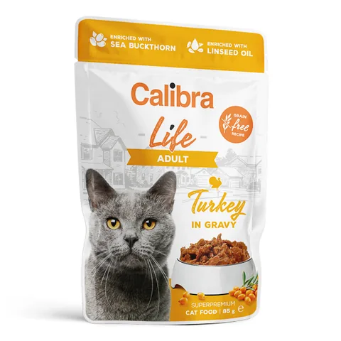 Calibra Cat Life Pouch Adult Curcan in Sos 85g