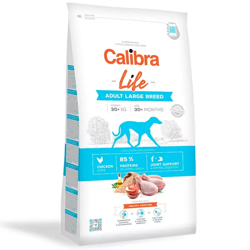 Hrana Caini Calibra Dog Life Adult Large Breed Chicken 2.5kg