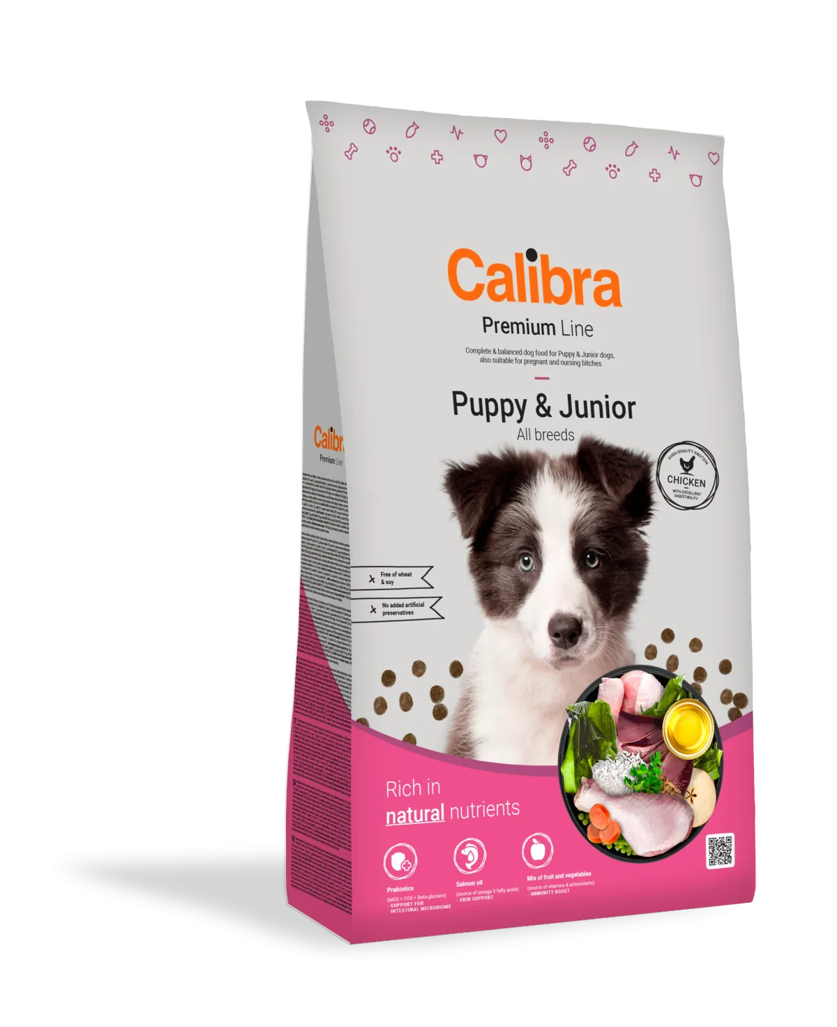 Hrana Uscata pentru Caini Calibra Premium Line Puppy & Junior 3kg