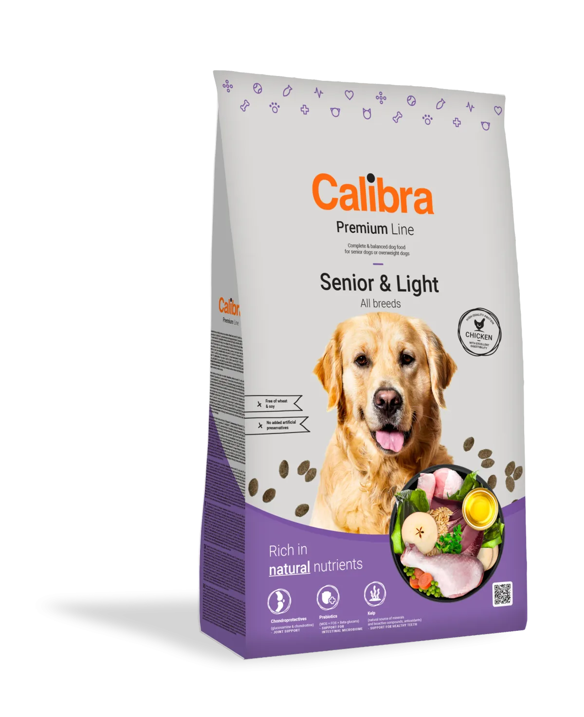 Hrana Uscata Pentru Caini Calibra Premium Line Senior & Light 12kg