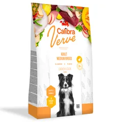 Calibra Dog Verve GF Adult Medium Pui și Rață 2kg