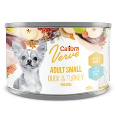 Calibra Dog Verve GF Adult Small Duck and Turkey 200g Conserva