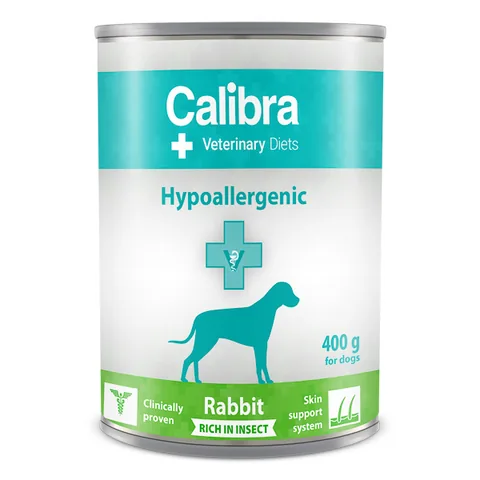Calibra VD Dog Can Hypoallergenic Rabbit & Insect 400g