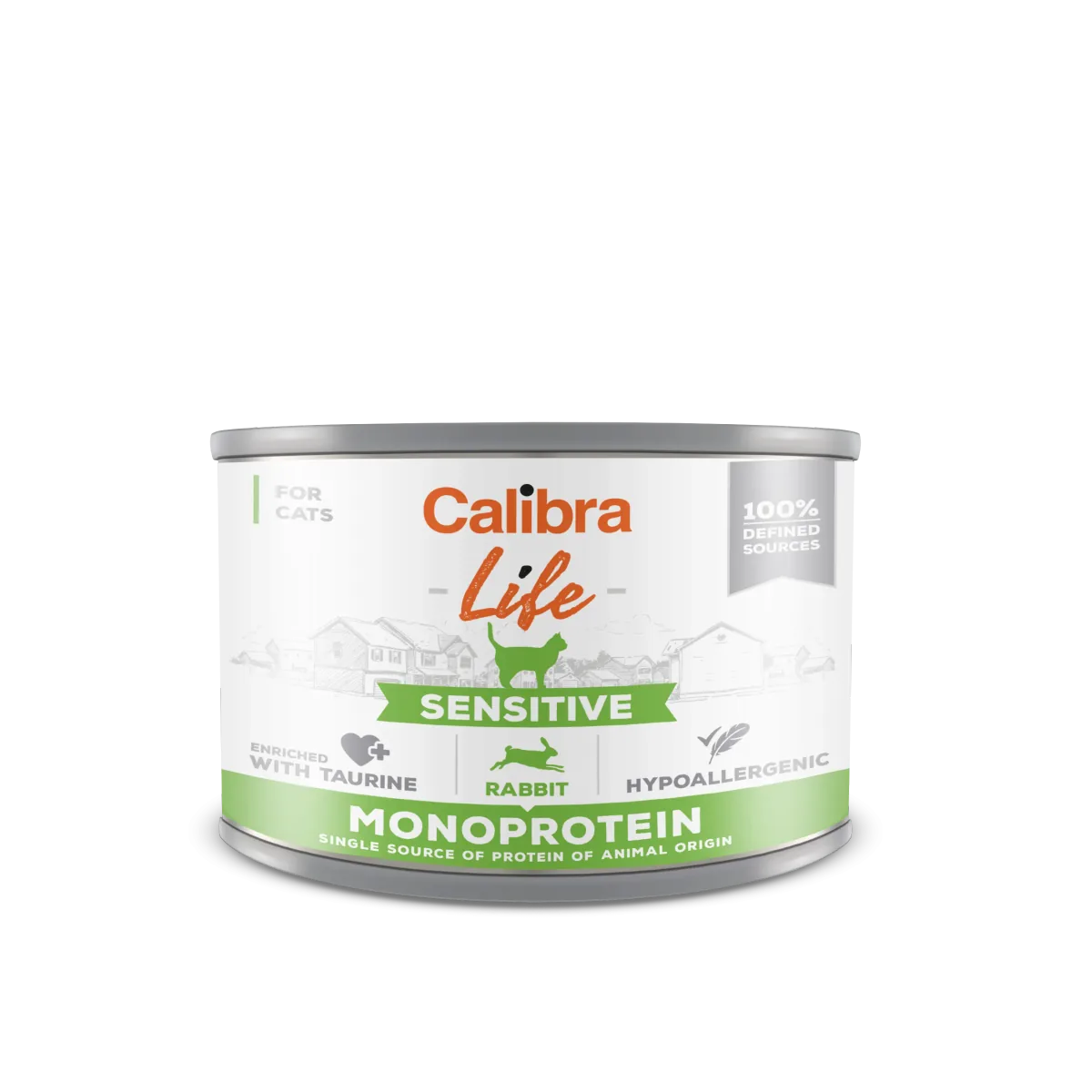 Hrana Umeda pentru Pisici Calibra Cat Life Sensitive Rabbit 200g
