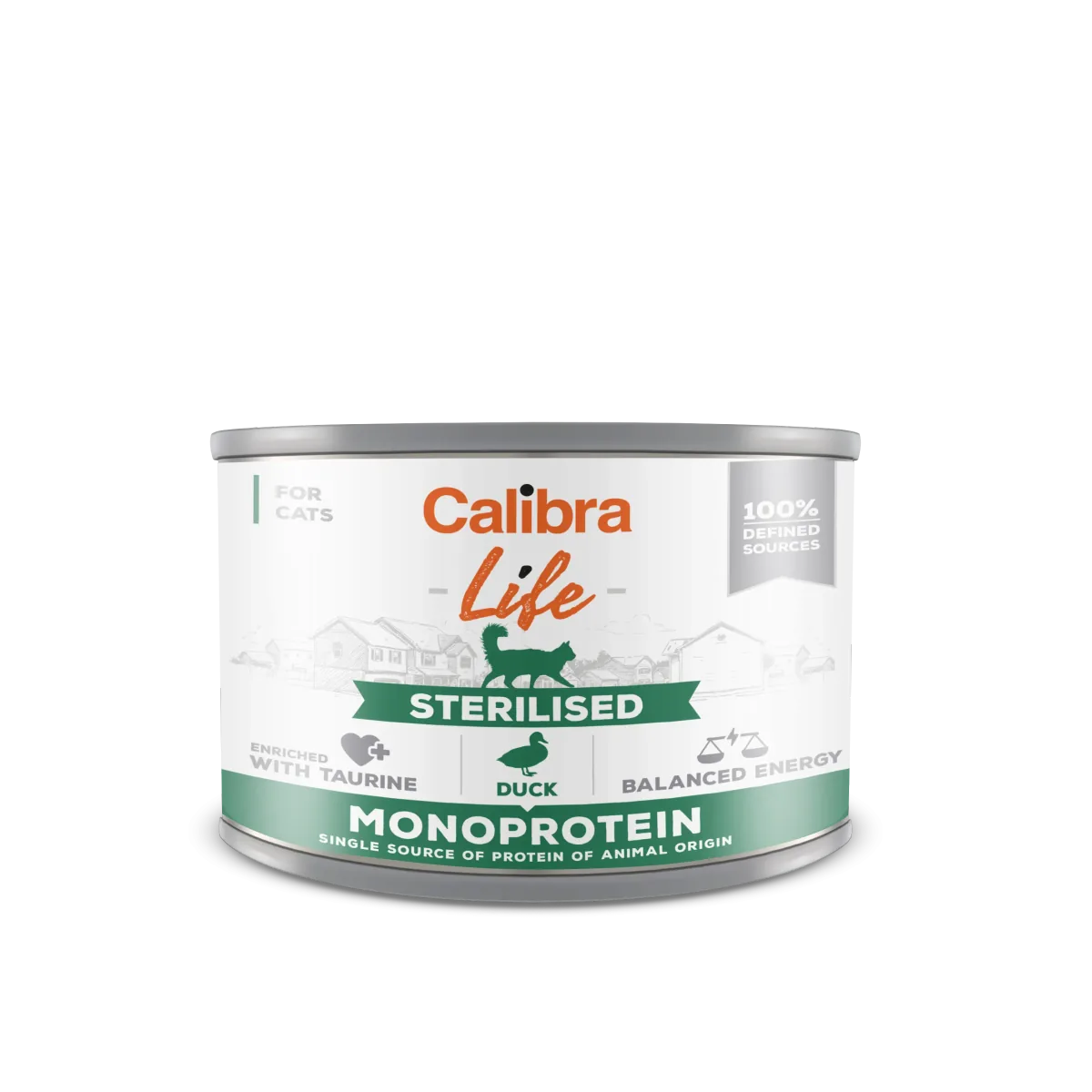 Hrana Umeda pentru Pisici Calibra Cat Life Sterilised Duck 200g
