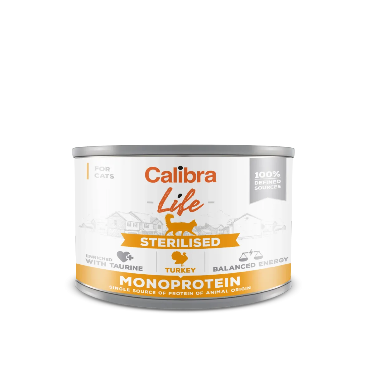 Hrana Umeda pentru Pisici Calibra Cat Life Sterilised Curcan 200g