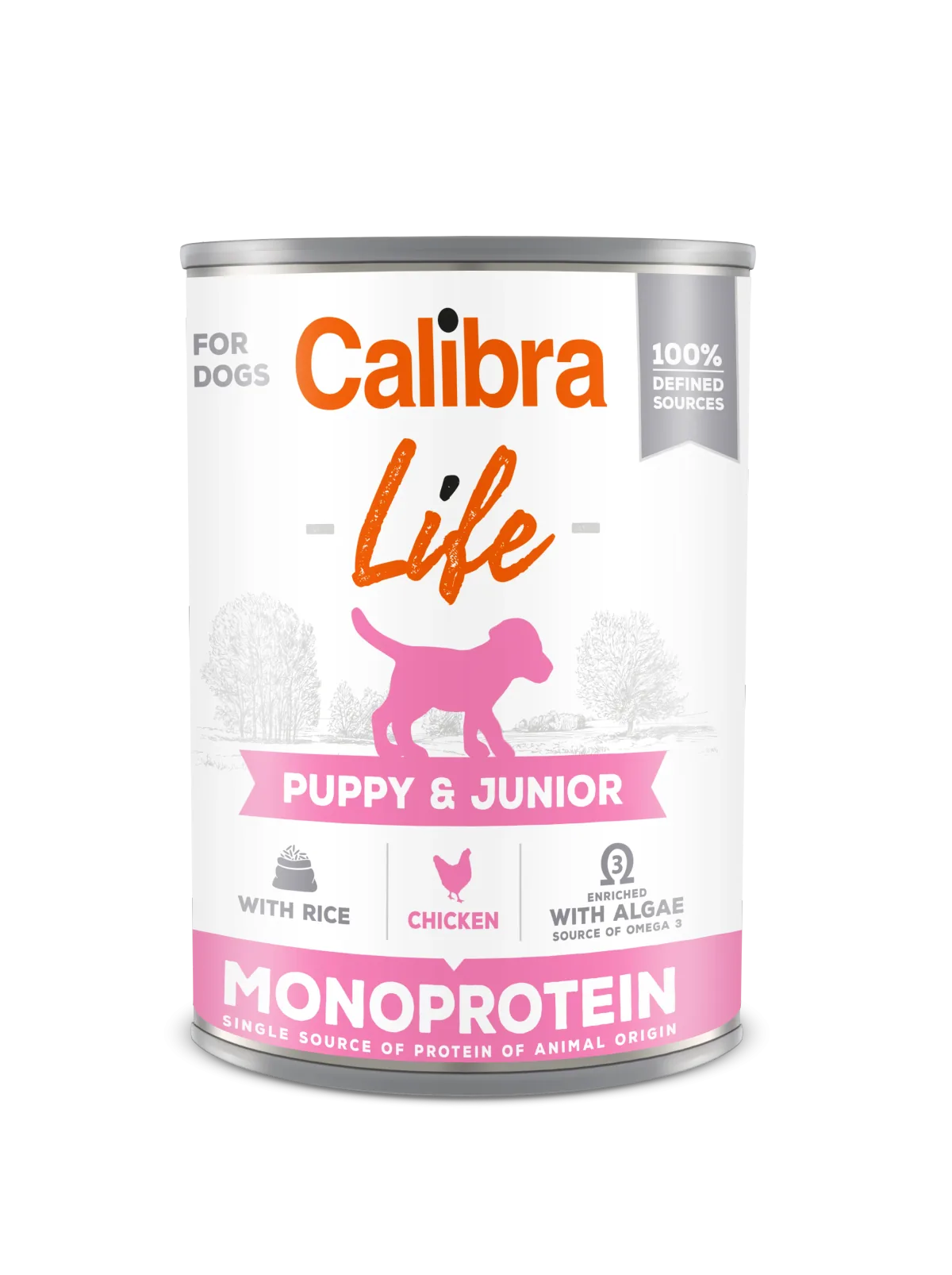 Hrana Umeda Caini Calibra Dog Life Puppy & Junior Pui si Orez 400g
