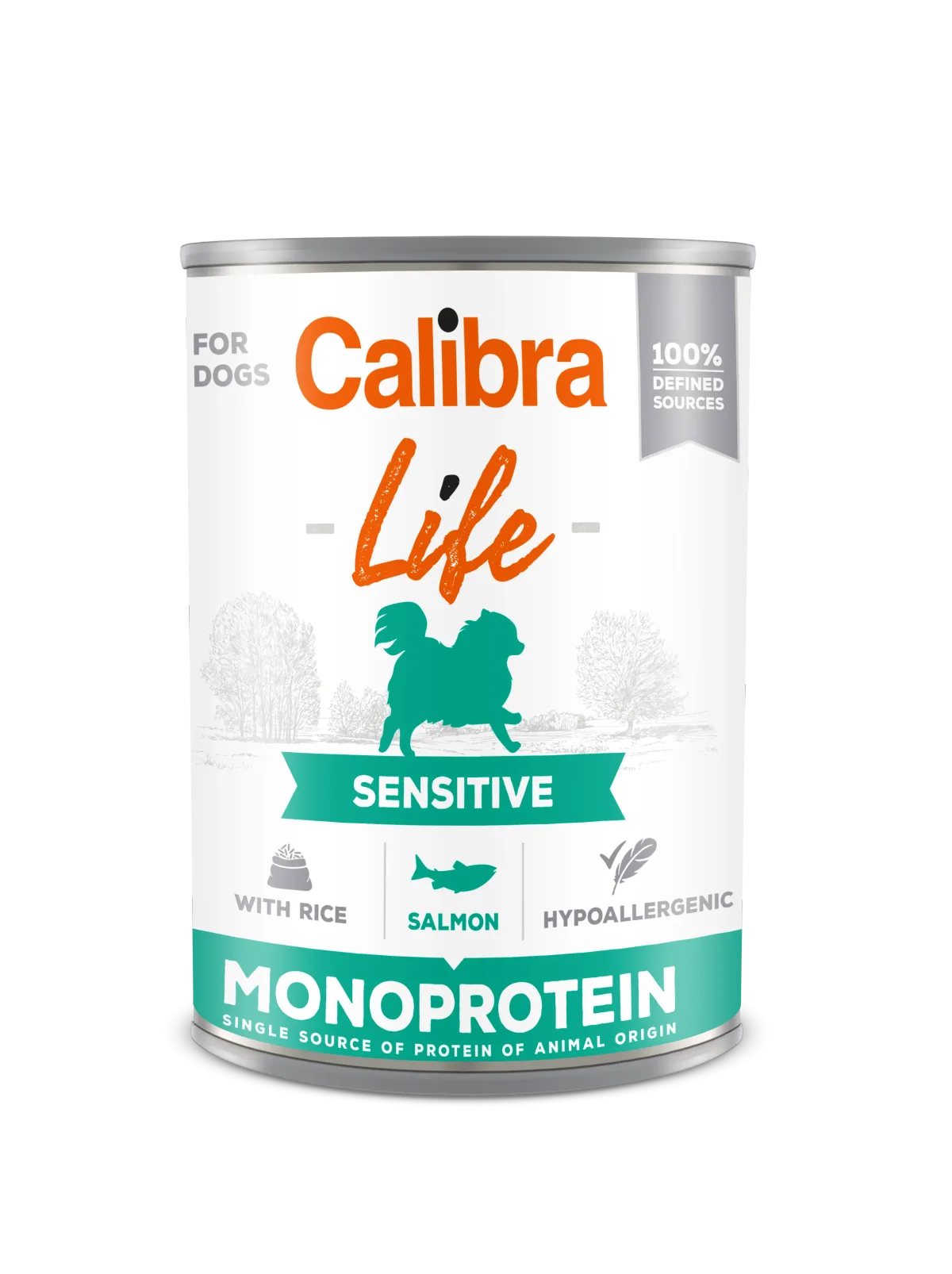 Hrana Umeda pentru Caini Calibra Dog Life Sensitive Somon cu Orez 400g