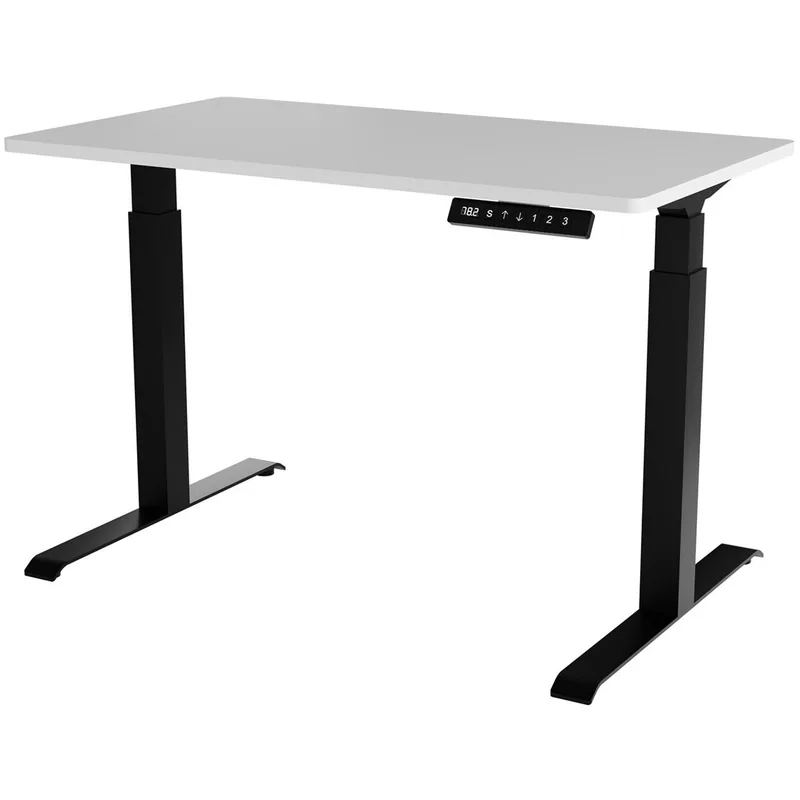 Cama MEBLE MOON 121x67x72-120 Negru/Alb