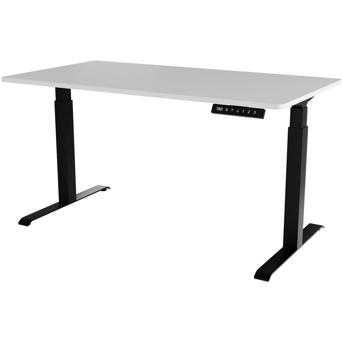 Cama MEBLE MOON LONG 150x80x72-120 Negru/Alb