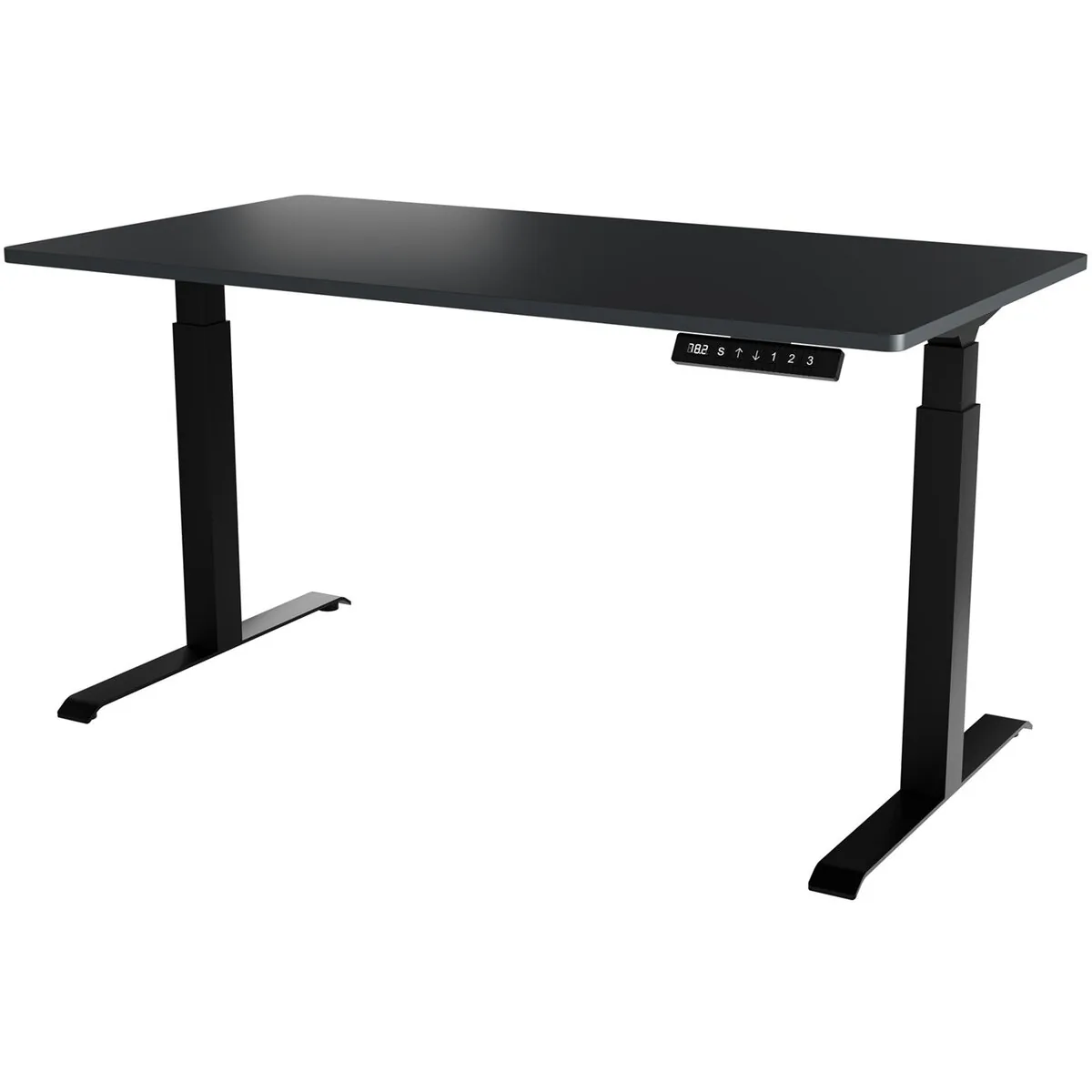 Cama MEBLE MOON LONG Negru/Antracit