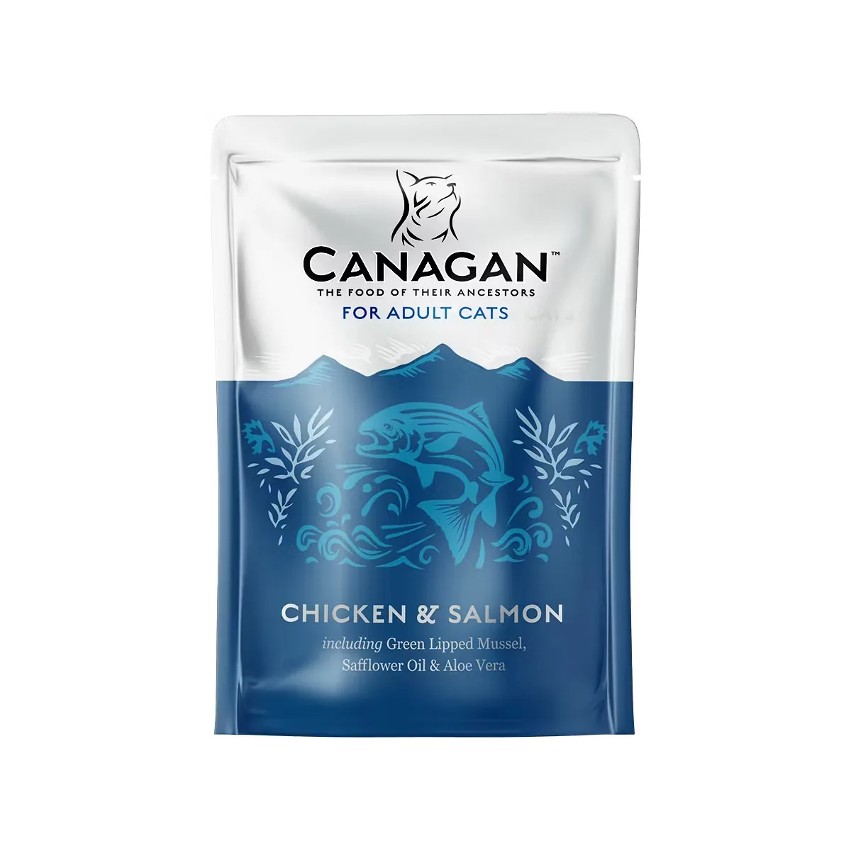 Hrana Umeda Pentru Pisici Canagan Adult Pui si Somon 85g