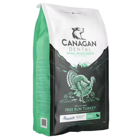 Hrana Uscata pentru Caini Canagan Grain Free Dental Small Breeds Curcan 2kg