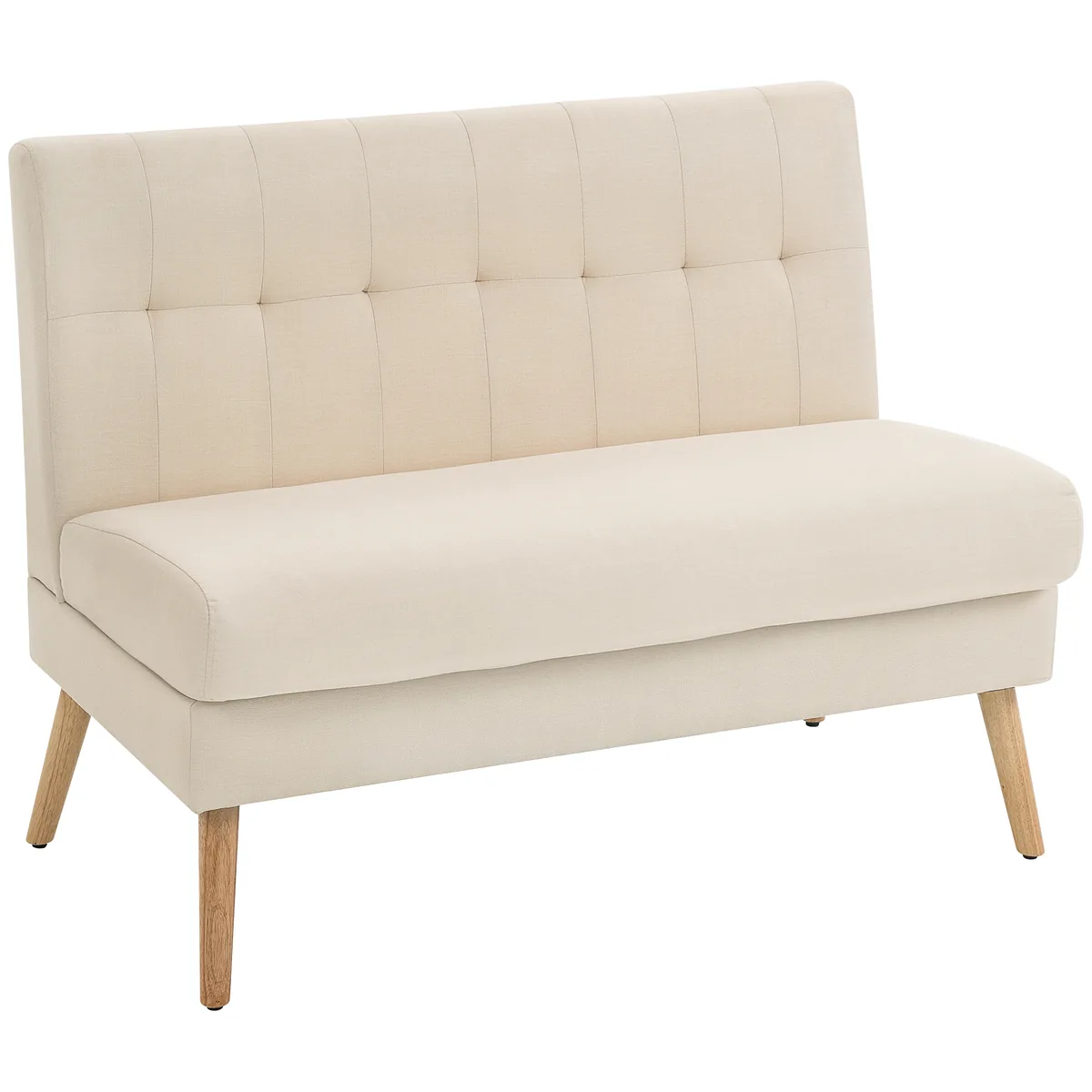 Canapea 2 Locuri Homcom Bej 83B-606V00BG